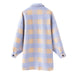 Color-Women Clothing Spring Single-Sided Wool Plaid Coat-Fancey Boutique