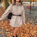 Color-Autumn Women Clothing Woolen Shacket Coat-Fancey Boutique