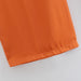 Color-Straight High Waist Orange Baggy Pants Women-Fancey Boutique