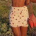 Color-Spring Women Rose Skirt Skirt-Fancey Boutique