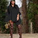Color-Black-Women Casual Fashion Solid Color Loose-Fitting Plus Size Shirt Dress-Fancey Boutique