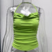 Color-Pile Collar Show Chest Sexy Little Suspenders Summer New Women Clothing Fashion Sexy Top-Fancey Boutique