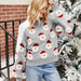 Color-Gray-Christmas Clothes Autumn Winter Christmas Clothes Old Head Sweater Pullover Christmas Sweater-Fancey Boutique