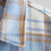 Color-Contrast Color Check Coat Women Autumn Pocket Loose Lapels Single-Breasted Short Shirt Shacket Woolen Coat-Fancey Boutique