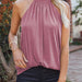 Color-Summer Solid Color Sleeveless Top Women Mid-Length Casual Pullover Vest-Fancey Boutique