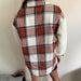 Color-Women Jacket Berber Fleece Coat Christmas Red Plaid Varsity Jacket Shacket Coat Winter Women Autumn Winter-Fancey Boutique