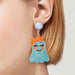 Color-Smiling Ghost Shape Synthetic Pearl Earrings-Fancey Boutique