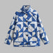 Color-XS-Geometric Button Up Puffer Jacket with Pockets-Fancey Boutique
