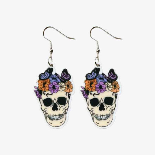 Color-Halloween Theme Acrylic Dangle Earrings-Fancey Boutique