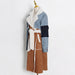 Color-Street Hipster Lamb Wool Coat Winter Denim Stitching Hooded Thickened Long Cotton Coat-Fancey Boutique