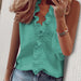 Color-Vest-Green-Spring Summer Long Sleeve Ruffle Blouse Women Shirt-Fancey Boutique