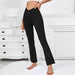 Color-Black-Bell Bottom Pants Sexy Skinny Yoga Pants Stretchy High Waist Slimming Trousers Women Hip Lifting Outer Wear-Fancey Boutique