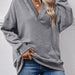 Color-Autumn Winter Women Tops Solid Color Hooded Kangaroo Pocket Long Sleeve Women Sweater-Fancey Boutique