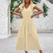 Color-Casual Summer Trendy Women Clothing Fresh V neck Ruffle Layered Dress-Fancey Boutique
