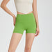 Color-Apple Green-High Waist Peach Hip Lifting Pants No Embarrassment Line Sports Shorts Running Fitness Yoga Pants Women-Fancey Boutique