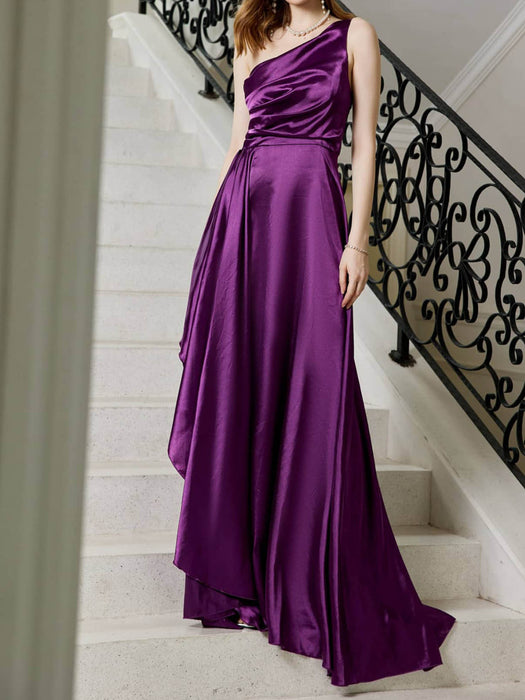 Color-Women Sling Wedding Bridesmaid Dress Cocktail Party Evening Maxi Dress Pure-Fancey Boutique