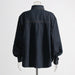 Color-Autumn Casual Niche Design Irregular Asymmetric Metal Decorative Retro Denim Jacket for Women-Fancey Boutique
