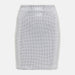 Color-Goods Stars Graceful Fashionable Heavy Industry Net Yarn Stitching Drilling Top Drilling Skirt-Fancey Boutique