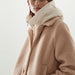 Color-Beige-Autumn Winter Women Clothing All Match Clothes Accessories Hooded Detachable Collar Vest-Fancey Boutique