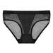 Color-Women Briefs Low Waist Mesh Solid Color Briefs Cotton Crotch Panties-Fancey Boutique