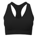 Color-Black Bra-Seamless Sports Fitness Yoga Wear Shark Knitted Suit Pressure Line Exercise Women-Fancey Boutique