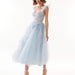 Color-Women Slim Mesh Dress Cocktail Princess Dress 3D Decoration-Fancey Boutique
