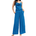 Color-Women Clothing Sling Collar Wide Leg Pants Summer Casual Simple Casual Trousers-Fancey Boutique