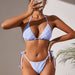Color-Sexy Swimsuit With Shoulder Straps Bikini Women Three Point Tether Split Swimsuit Bikini-Fancey Boutique