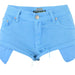 Color-Macarons blue-Women Clothing Low Waist Denim Shorts Decadent Loose Non-Elastic Curling Exposure Pocket Beach Pants Macaron Pink-Fancey Boutique