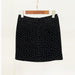 Color-Black overskirt-Goods Celebrity Rhinestone Slim Fit One Button Blazer Skirt Set-Fancey Boutique