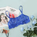 Color-royal blue-Sexy Lingerie Sexy Women Underwear Gauzy Stitching Tops Underwear-Fancey Boutique