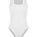 Color-White-Summer Women Clothing Sexy Slim Rib Shaped Vest Jumpsuit Bodysuit-Fancey Boutique