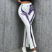 Color-Fall Winter Women Clothing Casual Sexy Printed Waist Controlled Straight Casual Pants-Fancey Boutique