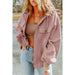 Color-Early Autumn Solid Color Loose Zip Jacket Women Casual Pocket Drawstring Long Sleeve Coat Women-Fancey Boutique