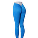 Color-Flame Blue-No Embarrassment Line Peach Hip Fitness Yoga Pants V Waist Hip Skinny Workout Pants-Fancey Boutique