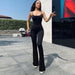 Color-Women Clothing Sexy Tight Micro Pull Jumpsuit Outer Wear Sling Yoga Pants Sports Women Clothing Summer-Fancey Boutique