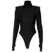 Color-Women Winter High Collar Long Sleeve Finger Stall Slim-Fancey Boutique