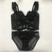 Color-Black Suit-Lace Bra Soft Steel Ring Boning Corset Boning Corset Corset Beauty Back Vest Rabbit Ear Cup Bra Underwear-Fancey Boutique