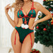 Color-Sexy Christmas Sexy Bustiers Teddies Suit Dense Velvet Seductive Passion Uniform-Fancey Boutique