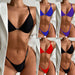 Color-Love Bikini Sexy Triangle Bag Swimsuit-Fancey Boutique