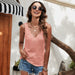 Color-Pink-BM Knitted Sling Spring Bottoming Sleeveless Knitwear Simple All-Match Tops Outer Wear-Fancey Boutique
