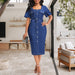 Color-Sexy Women Wear Stitching Denim Dress-Fancey Boutique