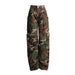 Color-Side Multi Pocket Decorative Design Camouflage Cool Handsome Loose Street Jeans Overalls for Women-Fancey Boutique