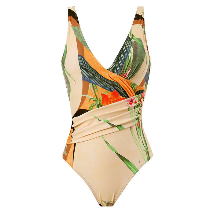 Color-Flesh Colored Jumpsuit-Bikini Two Piece Suit Women One Piece Swimming Suit-Fancey Boutique