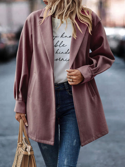 Color-Fall Winter Collar Long Long Sleeve Women Coat-Fancey Boutique