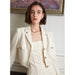 Color-High Waist Suit Dress Set Women Tube Top Dress Blazer Two Piece Suit-Fancey Boutique