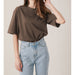 Color-All Cotton T shirt Women Summer Loose Korean T shirt Brushed Cotton Couple Top-Fancey Boutique