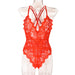 Color-Red-Sexy Jumpsuit Spring Lace Criss Cross Sexy Backless Sexy Jumpsuit-Fancey Boutique