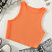 Color-Women Clothing Comfortable Solid Color Sleeveless Vest Summer-Fancey Boutique