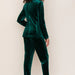 Color-Pleuche Suit Women Casual Office Elegant Business Suit Women Coat Two-Piece Suit-Fancey Boutique